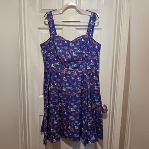 Modcloth Bea and Dot bumper cars novelty dress